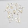 Brass Clip-on Earring Findings LS-KK-WH20003-07D-1