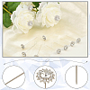16Pcs Alloy Crystal Rhinestone Head Pins FIND-SP0004-63S-3