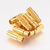 Brass Magnetic Screw Clasps X-MC078-G-1