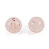 Marbled Stone Style Opaque Acrylic Beads OACR-G009-01A-3