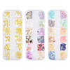 Ocean Theme 3 Sets 3 Styles Abalone Shell/Paua Shell/Alloy Chips MRMJ-CA0001-52-1