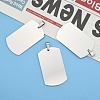 Tarnish Resistant 201 Stainless Steel Stamping Blank Tag Pendants STAS-O044-P122-6