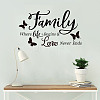 Rectangle with Word PVC Wall Stickers DIY-WH0228-126-4