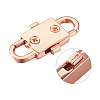5 Colors Adjustable Alloy Chain Buckles PALLOY-TA0001-91-RS-6
