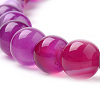 Natural Striped Agate/Banded Agate Beads Strands G-S259-04-8mm-4