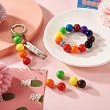 100Pcs 10 Colors Food Grade Eco-Friendly Silicone Beads SIL-TA0001-27-7