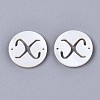 Natural Freshwater Shell Links Connectors SHEL-S276-120X-2