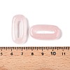 Natural Rose Quartz Oval Pendants G-N342-105C-3