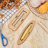 1Set Wood Knitting Looms Shuttles Set WOOD-BC0001-38C-4