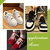 16Pcs 4 Colors Alloy Rhinestone Shoelace Buckle FIND-AR0006-25-5