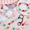 70Pcs 7 Colors Acrylic Beads FIND-DC0006-33-5
