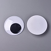 Black & White Wiggle Googly Eyes Cabochons DIY-WH0156-90B-2