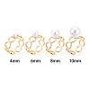 Ring Brass & Enamel Cup Peg Ring Settings LS-KK-N274-26G-4