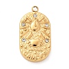 304 Stainless Steel Pendants LS-STAS-F349-03G-03-1