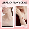 30Pcs 6 Colors Flower Alloy Enamel Pendants ENAM-CJ0006-21-7