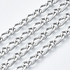 Tarnish Resistant 304 Stainless Steel Curb Chains CHS-S001-08A-P-1