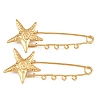 Starfish & Vortex 304 Stainless Steel Safety Pins Brooch Findings SA-CBA098D-16A-G04-1