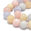 Natural White Jade Imitation Morganite Beads G-O201A-04C-1-3