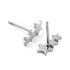 Non-Tarnish 304 Stainless Steel Stud Earrings EJEW-M242-01A-P-2