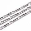 304 Stainless Steel Figaro Chains CHS-K001-82-1