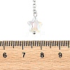 304 Stainless Steel & Glass Pendant Necklaces NJEW-TA00252-4