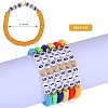 6Pcs 6 Style Polymer Clay Heishi Surfer Stretch Bracelets Set BJEW-SW00120-2