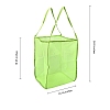 2Pcs 2 Colors Polyester Mesh Beach Bag ABAG-SZ0001-18B-2