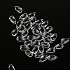 5Pcs Transparent Glass Beads GLAA-PW0001-25A-1