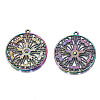 Rainbow Color Alloy Pendants PALLOY-N156-153-NR-2