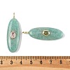 Natural Amazonite Pendants G-D357-02A-3
