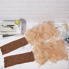 Polyester Ruffle Layered Patchwork Leg Sleeves AJEW-WH20042-75B-3