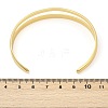 Hollow Out 304 Stainless Steel Cuff Bangles for Women BJEW-Z097-04G-5