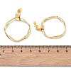 Brass Stud Dangle Earrings for Women KK-CBA4112-02G-5