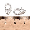 Brass Lobster Claw Clasps KK-H287-08C-P-3