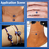 Handmade Evil Eye Lampwork Beads Strands LAMP-PA0001-50A-5