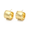 Brass Twist Column Stud Earrings EJEW-P213-09G-1