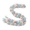 Electroplate Glass Beads Strands EGLA-D300-06-8mm-06-1