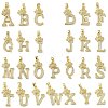 Brass Micro Pave Cubic Zirconia Pendants KK-I382-02G-1