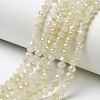 Electroplate Glass Beads Strands EGLA-A034-J4mm-H04-1