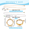DIY Pendant Necklace Makings Kits STAS-PH0006-46-4