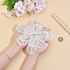 3D Polyester Embroider Thread Iron on/Sew On Patches PATC-WH0023-21B-3