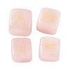 4Pcs 4 Styles Natural Rose Quartz Display Decorations G-F786-03A-04-1
