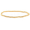 Brass Round Beads Stretch Bracelets for Women NA2188-2-1