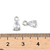 Brass Micro Pave Cubic Zirconia Pendants KK-D386-11P-3