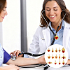 14Pcs Alloy Enamel Stethoscope Pendant Decorations HJEW-ME00156-4