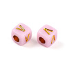 Plating Acrylic Beads OACR-N140-01D-V-2
