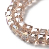 Electroplate Glass Bead Strands EGLA-J028-4x4mm-AB17-2