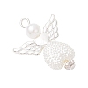 ABS Plastic Imitation Pearl Pendants PALLOY-JF04061-01-3