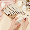 2 Sets Arch Plywood Candle Wick Holders TOOL-BC0002-63-3