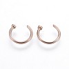 316 Stainless Steel Nose Nose Ring AJEW-P070-03A-1